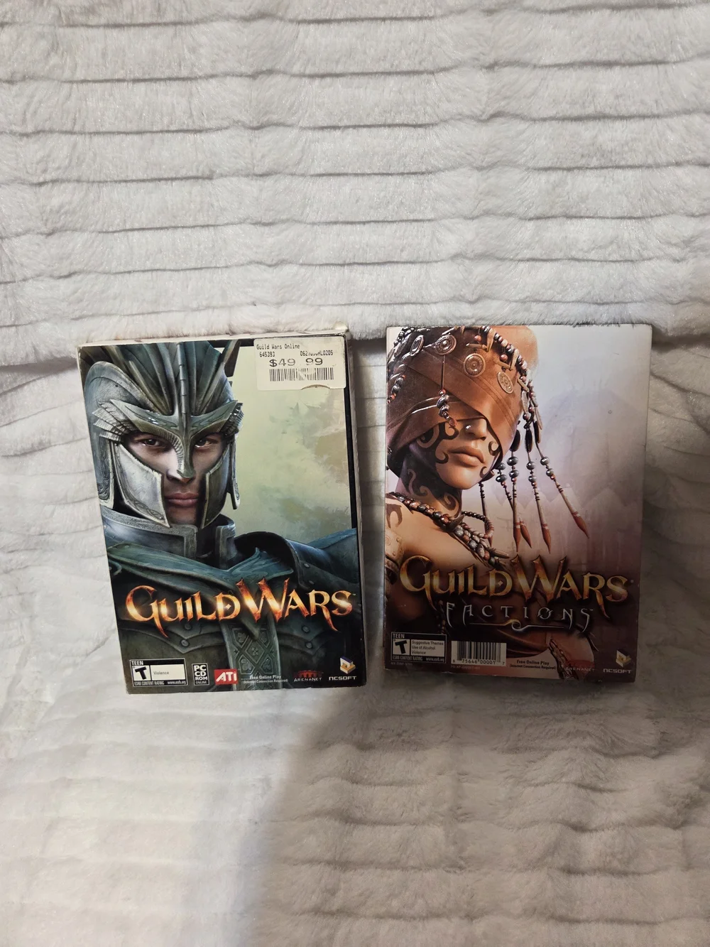 Guild Wars And Guild Wars Factions PC Game Lot